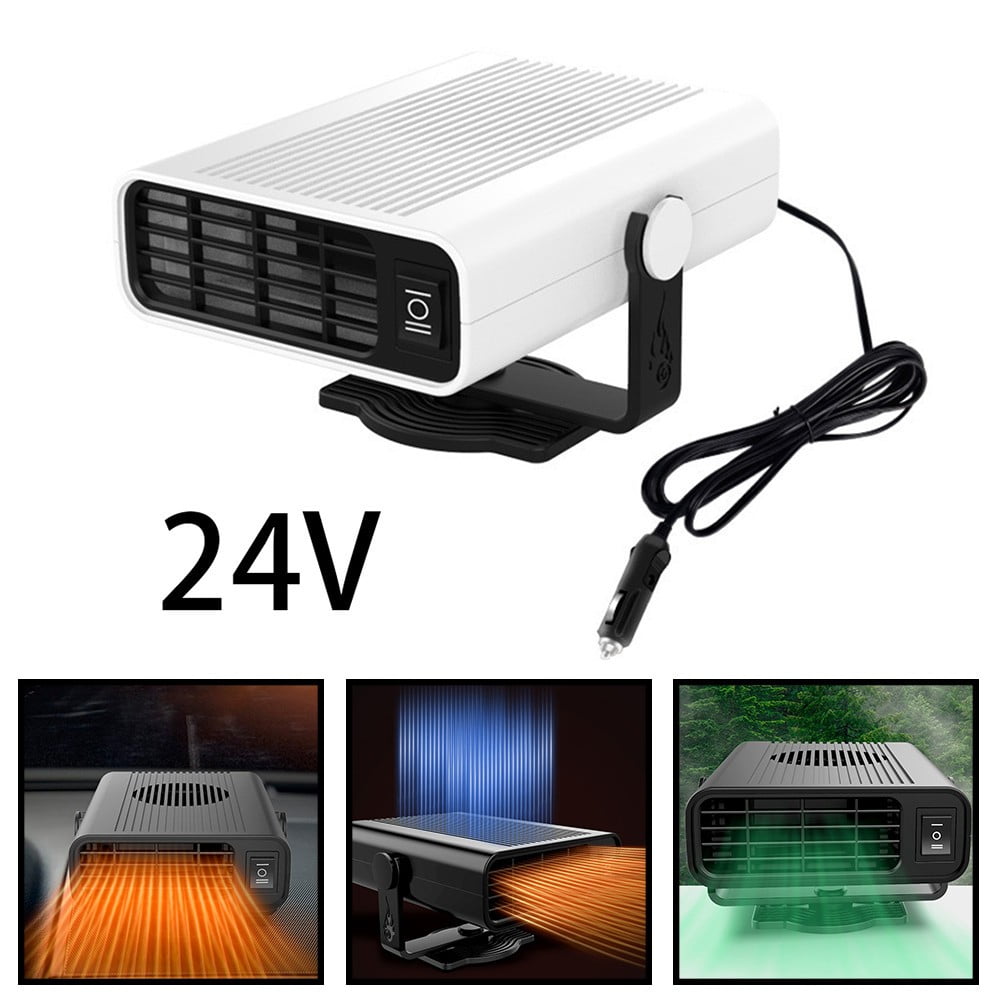 Portable Car Heater,Auto Heater Fan,Car Defogger, Fast Heating Defrosts  12V/24V Auto Heater Fan - Walmart.com