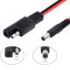 thumbnail image 3 of Sidaley Adaptador SAE a DC 5,5x2,1mm, adaptador de cables de cobre de PVC, Panel convertidor de Solar portátil, reemplazo de cable de 60cm Electrónica miscelánea, 3 of 6