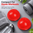 Hedgehog Balance Pods, 6.3 Inch Inflatable Spiky Foot Massage Balls ...