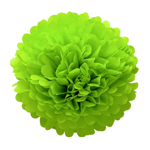 Bearachild Papel de pompón de 7,8 pulgadas, 0 Uds., flores de pañuelo colgantes, decoraciones de flores de papel Kits de decoración para fiestas Verde 14 pulgadas