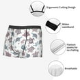 thumbnail image 5 of Rateoe Tribal Style Turtle Mens Boxer Briefs Poly Spandex Performance Boxer Briefs Underwear Hem Boxer Briefs - Large, 5 of 8