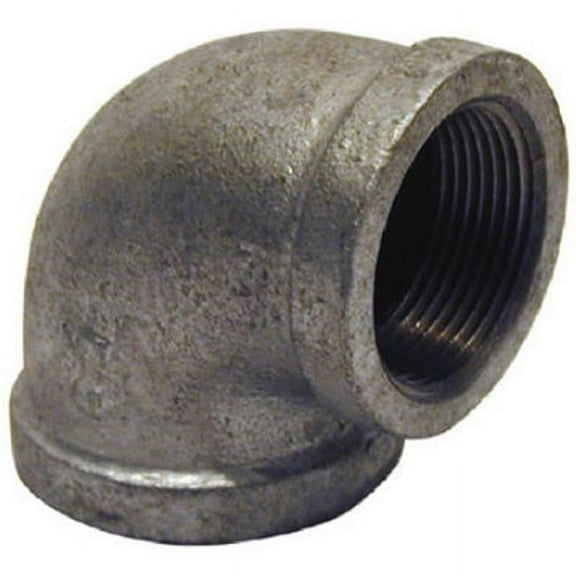 Pannext Fittings G-REL1512 Galvanized Reducing Elbow - 1.5 x 1.25 in.