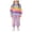 Gsets25-Purple, variant on xaweyi Girls Rainbow Stripe Sweatshirt Outfit 2‑Piece Long Sleeve Top & Jogger Pants Casual Fall Clothing Set Size 9-10 Years