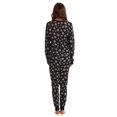 thumbnail image 3 of Just Love Womens Thermal Underwear Pajama Set  Ultra-Warm Base Layer Sleepwear (Snowflake - Black, Small), 3 of 3