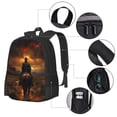 thumbnail image 2 of Easygdp Western Rainy Desert Cowboy Mochila de Gran Capacidad Minimalista Ideal para Escuela, Viajes y Uso Diario, 2 of 6