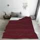 thumbnail image 5 of Balery Maroon Manta de Felpa Suave y Acogedora – Cobija de Franela Aterciopelada para Cama, Lavable y Cálida para Sofá, Mascotas, Transpirable-40"x30", 5 of 7