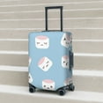 thumbnail image 3 of Wukai Cartoon Sushi Elastic Luggage Cover: Personalized Protection for Your Suitcase - Fits 19~29-inch, Washable & Durable Travel Companion-Large, 3 of 8