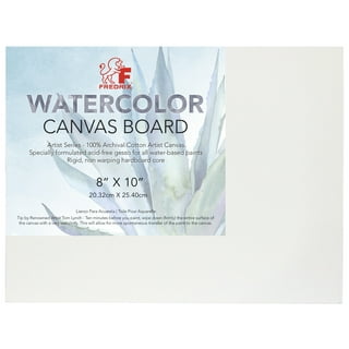 D-GROEE Artist Canvases for Painting, Blank White Canvas Boards - Cotton Art  Panels for Oil, Acrylic %26 Watercolor Paint 