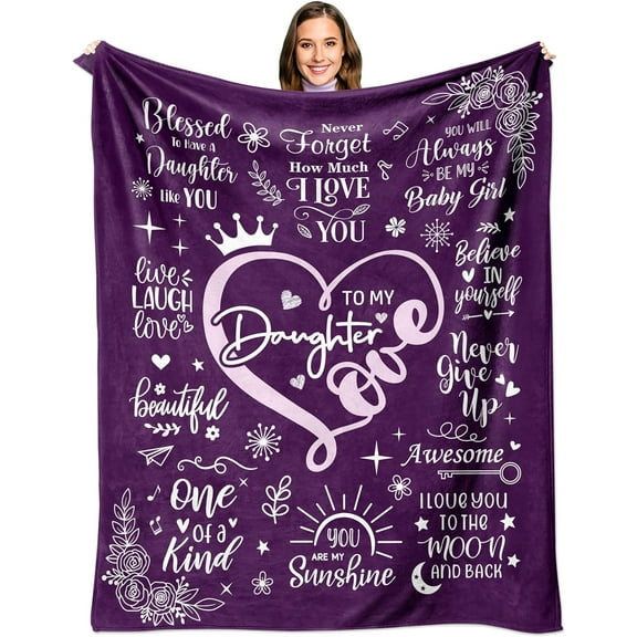 Gifts for Wife, Wife Gifts from Husband, Wife Birthday Gift Ideas, Best Wife Gifts, Wedding Anniversary Romantic Gifts for Her/Wife, I Love You Gifts for Her Throw Blanket 60"X50"