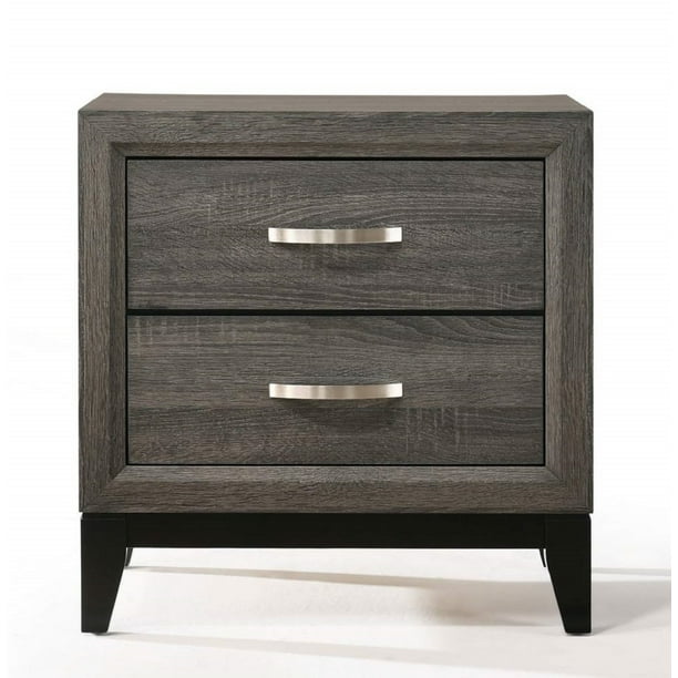Nightstand, Weathered Gray