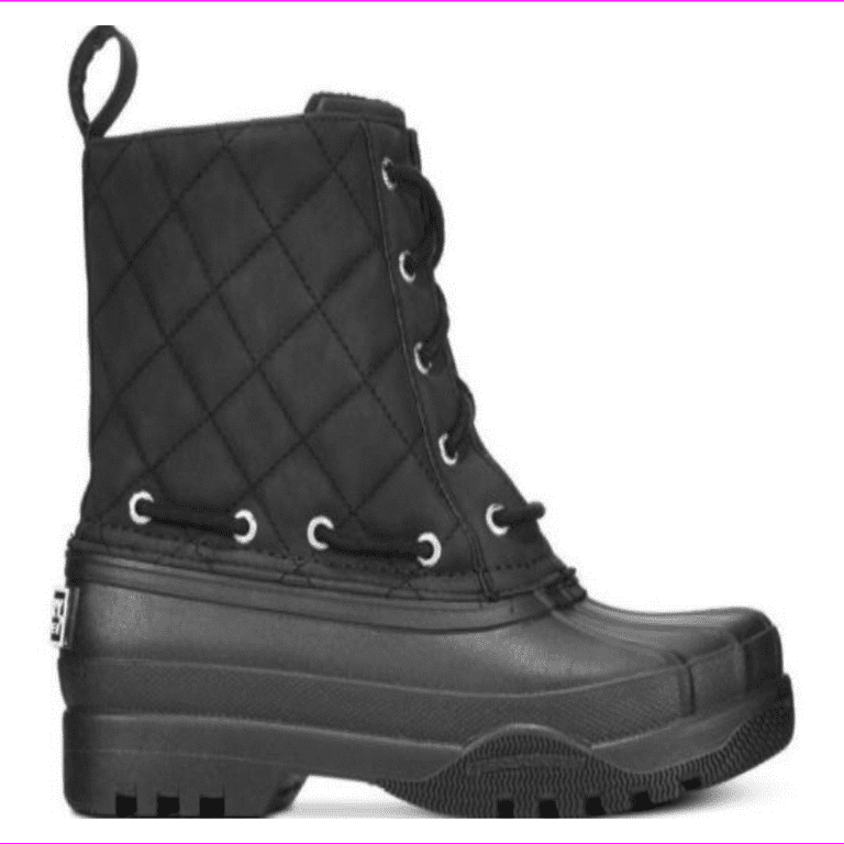 PAUL SPERRY WOMEN S GOSLING QUILTED WATERPROOF BOOT 7 Black Black