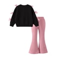 thumbnail image 6 of Cethrio Girls Casual Outfit Sets, Long Sleeve Spring Fall Princess 2 Piece Girls' Clothing Sets Watermelon Red Size 9-10 T, 6 of 7