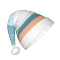thumbnail image 2 of Haiem Bathtub with Soap Bubbles Pattern Santa Hat Confortable Velvet Christmas Hat for Christmas Party Favors Fit for Adults and Kids, 2 of 6