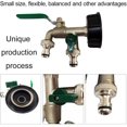 thumbnail image 5 of Adaptadores de tapa de tanque IBC de plástico, conector rápido S60x6 y adaptadores de unión roscada de tanque de agua de 1/2" para jardín doméstico, color negro, 3 piezas - DKSFJKL, 5 of 5