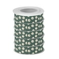 thumbnail image 2 of 5 Rolls Christmas Ribbon 1.5 inch Wide Decorative Ribbon for Gift Wrapping and Holiday Decorations Green Baseball Pattern, 2 of 7