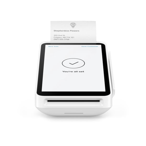 Square Terminal ホワイト Square Terminal - All-In-One Credit Card and Debit Machine