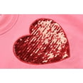 thumbnail image 2 of FEDPOP Toddler Girl Sweatshirts Long Sleeve Shirts Tops Heart Graphic Sweater 5T, 2 of 7