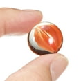 thumbnail image 4 of Uxcell Decorative Flat Glass Marbles 17-19mm Rock Vase Filler Petal Orange for Fish Tank Table Scatter Decor, 50 Pcs, 4 of 5