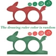 thumbnail image 1 of Educational Development Activity Toys,Magical Turtle Rabbits Drawing Stencil Geometric Spirographs Kit with Multi Function Ruler and 4 Gears for Creatives Patterns Red Or Green Random Delivery, 1 of 9