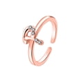 thumbnail image 3 of Letter Ring 26 English Letter Art Design Combination Diamond Couple Gift, 3 of 9