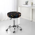 thumbnail image 6 of Salouo Cartoon Pride Lgbt Pattern Bar Stool Cushion Cover, Round Crease-Resistant Stretchy Dustproof Stool Seat Slipcover for Bar Round Chair-12 inch, 6 of 6