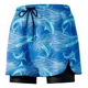 thumbnail image 1 of Pantalones Cortos De Baño Casuales De Doble Capa Para Hombre, 1 of 8