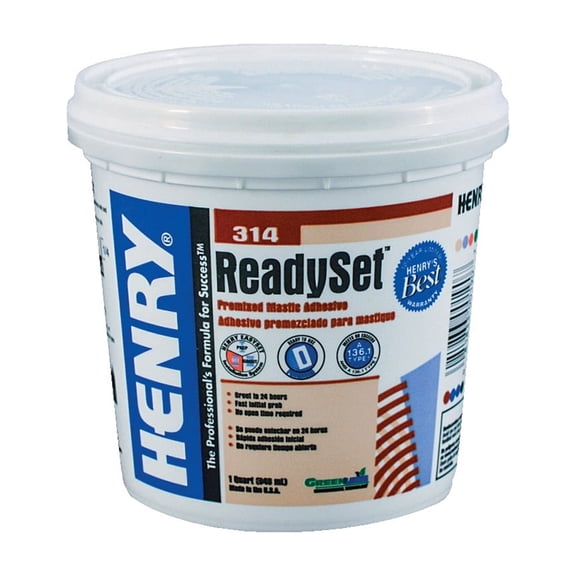 Henry HY314/SET034 1 Quart Multipurpose Ceramic Tile Adhesive