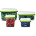 thumbnail image 1 of Rubbermaid FreshWorks Produce Saver, Medium and Large Storage Containers, With Lids, 8-Piece Set, 1 of 8