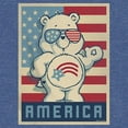 thumbnail image 2 of Boy's Care Bears Retro America Cares Bear Pull Over Hoodie, 2 of 4