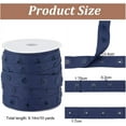 thumbnail image 2 of 9.1m/10 Yards Dark Blue Snap Tape for Sewing 0.7 Inch Wide Polyester Crafts Plastic Snap Tape Trim Snaps for Sewing Fastener Button Strips Snap Tape Button, 2 of 9