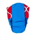thumbnail image 3 of Barkertime Red Quatrefoil on Aqua Blue Dog Diaper, 3 of 6