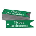 thumbnail image 1 of Inkdotpot Real Silver Foil Happy Retirement Tags Favor Hang Paper Tags 50 Pieces, 1 of 1