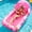 Pink, variant on Inflatable Tanning Pool Lounger Float with Sprinkler & Canopy UPF50+, 81" x 52" Pool Floats Adult with Pillow, Suntan Tub Raft Floatie with Drink Holder Sunbathing Bed Lounge for Water Backyard, Pink