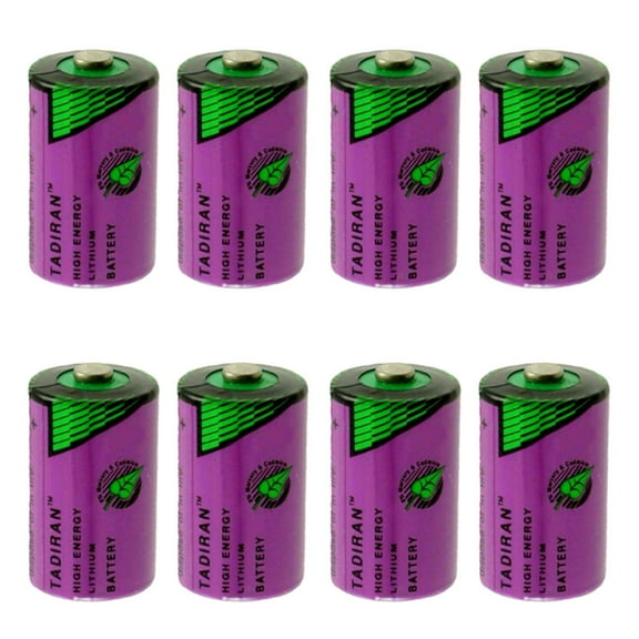 8Pcs 3.6V 1200mAh for TL-5902 CMOS 1/2 AA Li-on Battery TL-5902/S TL-2150 Batteries
