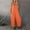 Orange, variant on Wensltd Spaghetti Strap Summer Jumpsuits for Women Casual Loose Plus Size Jumpers with Pockets