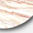 thumbnail image 2 of Designart 'Rêves en Cuivre Aquarelle' Art Mural Cercle en Métal Shabby Chic, 2 of 3