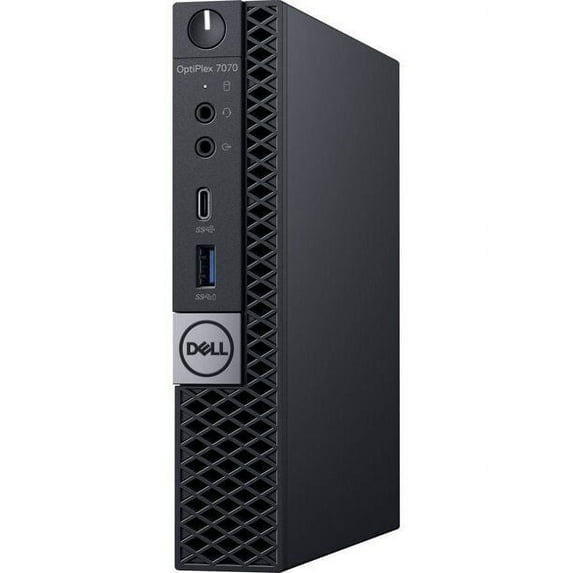 Restored Dell OptiPlex 7070 Micro Form Factor (MFF) Desktop, Intel Core i7-9700T, 16GB RAM, 512GB SSD, Intel UHD Graphics 630, Windows 11 Pro (Refurbished)