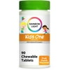 Kids One Chewable Multivitamin | Fruit Punch Flavor | 90 Tablets | by Rainbow Light