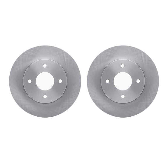 Dynamic Friction Company Rear Brake Rotors 6002-67053