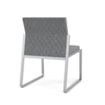 thumbnail image 5 of Gansett Reception Waiting Room Armless Guest Chair / Silver Steel / Gray, 5 of 5