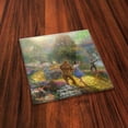 thumbnail image 2 of The Wizard of Oz (Dorothy Discovers the Emerald City - Thomas Kinkade Studios) StarFire Prints™ Glass Coaster Set of Four SPCSTR280, 2 of 4