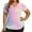 Multicolour, variant on Jane Wardrobe Women's Plus Size Tie Dye V Neck T-Shirt, Loose Fit Curved Hem Casual Top, 1 Piece, S-XXL Plus Size Friendly