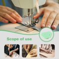 thumbnail image 4 of Guía de Costura Magnética para Máquina Coser, Dobladillo Magnético, Magnetic Seam Guide for Sewing Machine, Multi-Purpose Tool Polygonal Strong Gauge (Rosa), 4 of 7