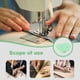 thumbnail image 4 of Guía de Costura Magnética para Máquina Coser, Dobladillo Magnético, Magnetic Seam Guide for Sewing Machine, Multi-Purpose Tool Polygonal Strong Gauge (Naranja-2pc), 4 of 7