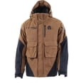 thumbnail image 2 of Clam Icearmor Ascent Float Charcoal/Blue/Black Parka, Large, 2 of 5