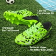 thumbnail image 2 of Tacos de Fútbol Juveniles DREAM PAIRS Verde Neón Talla 11.5, 2 of 5