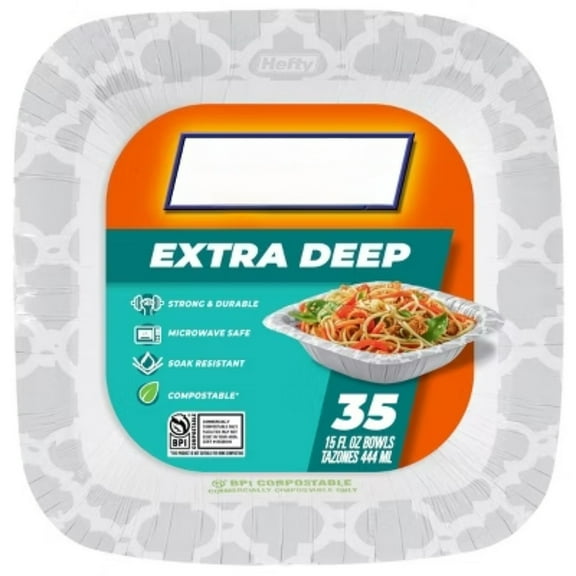 Extra Deep Disposable Serving Bowls 6" (35ct)