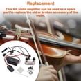 thumbnail image 2 of Amplificateur Électrique de Micro de Chevalet de Violon 4/4 Violons Ton de Corde Performance Concert Réparation Volume Modifier les Pièces de Rechange Musique Jouant pour la Performance, 2 of 7