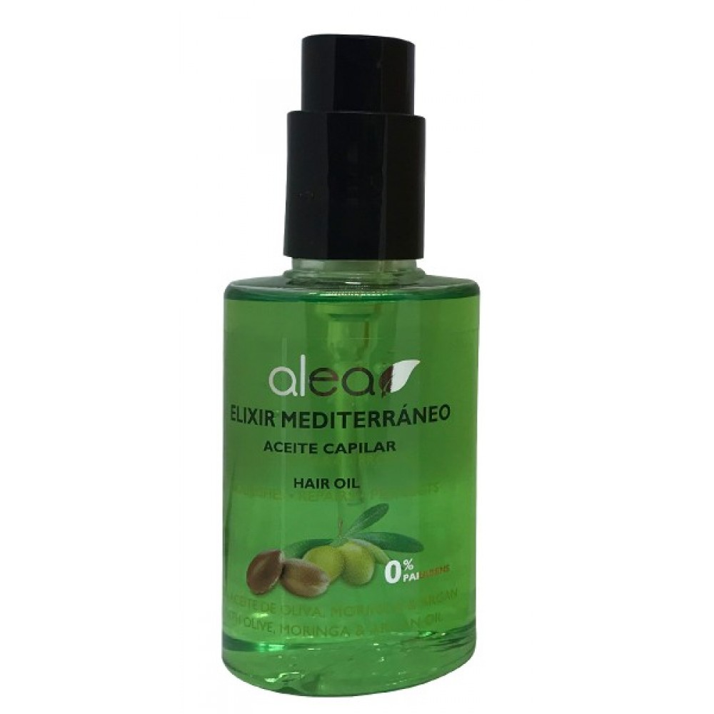 Alea Elixir Mediterraneo Olive Moringa And Argan Oil Hair Oil 4.2oz - image 2 of 3