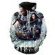thumbnail image 3 of The Walking Dead Hoodies 3D Print Horror TV Drama Men Women Oversized Halloween Pullover Hooded Sweatshirts Streetwear Clothing, 3 of 5